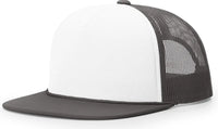 Richardson 113 Foamie Trucker Cap - White Charcoal - White Dark Gray / OSFM
