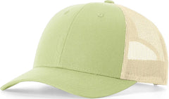Richardson 115 Low Pro Trucker Cap - Patina Green Birch - Green Birch / S