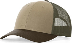 Richardson 115 Low Pro Trucker Cap - Tan Loden Brown - Tan Loden Brown / S