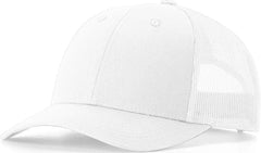 Richardson 115 Low Pro Trucker Cap - White Columbia Blue Brown