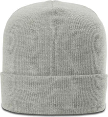 Richardson 137 Heathered Beanie with Cuff - Heather Oatmeal - Light Gray / OSFM