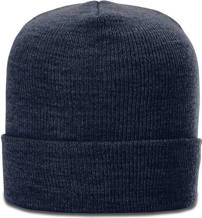 Richardson 137 Heathered Beanies with Cuff - Navy - Navy / OSFM