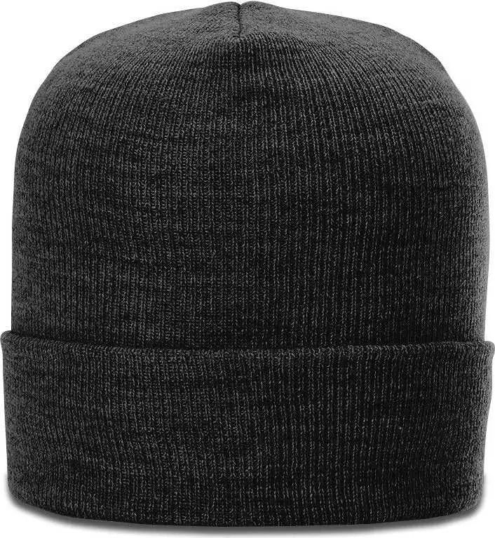 Richardson 139RE Recycled Cuffed Beanies - Black - Black / OSFM