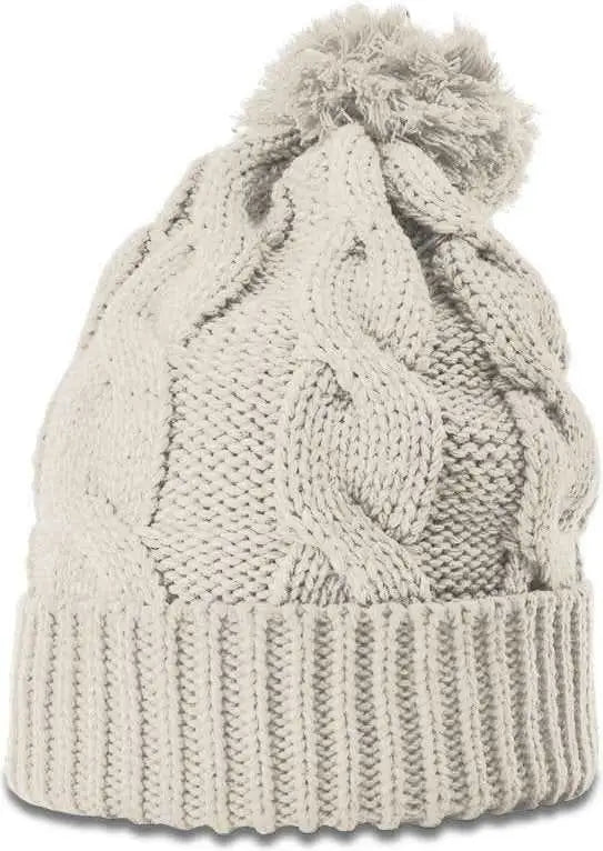 Richardson 141R Chunk Twist Knit Beanies with Cuff - Dark Sand - Sand / OSFM