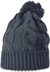 Richardson 141R Chunk Twist Knit Beanies with Cuff - Slate - Dark Gray / OSFM