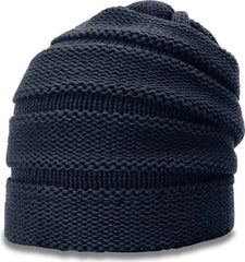 Richardson 145 Scrunch Beanie - Navy - Navy / OSFM