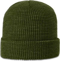 Richardson 146 Chunk Twist Knit Beanies with Cuff - Avocado - Olive / OSFM
