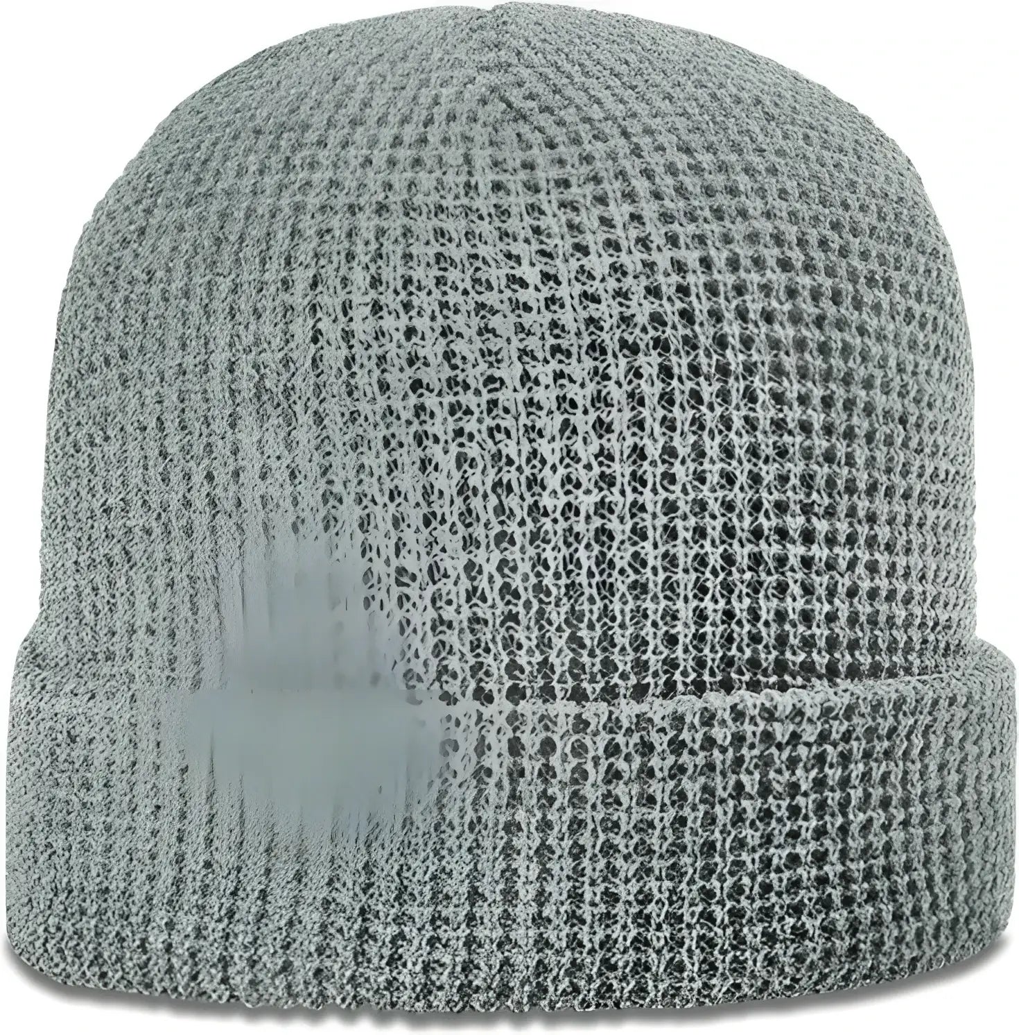 Richardson 146 Waffle Knit Beanie with Cuff - Heather Gray - Gray / OSFM