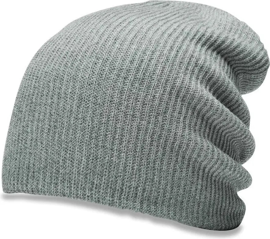Richardson 149 Super Slouch Knit Beanie - Heather Gray - Gray / OSFM