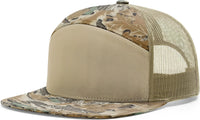 Richardson 168P Printed 7 Panel Trucker Cap - Realtree Advantage Khaki - Realtree Khaki / OSFM