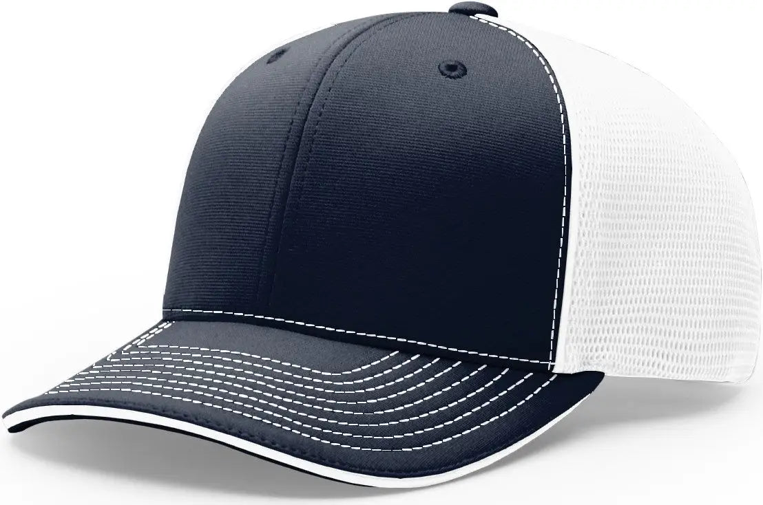 Richardson 172 Pulse Sportmesh R-Flex Cap - Navy White - Navy White / LG-XL