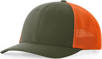 Richardson 173 Hood River Cap - Moss Green Vivid Orange - Moss Green Vivid Orange / OSFM