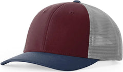 Richardson 173 Hood River Cap - Red Mahogany Med Gray Insignia - Red Mahogany Med Gray Insignia / OSFM