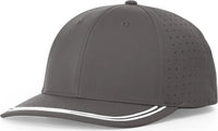 Richardson 176 Ignite LT Performance Cap - Charcoal-White - Dark Gray-White / OSFM