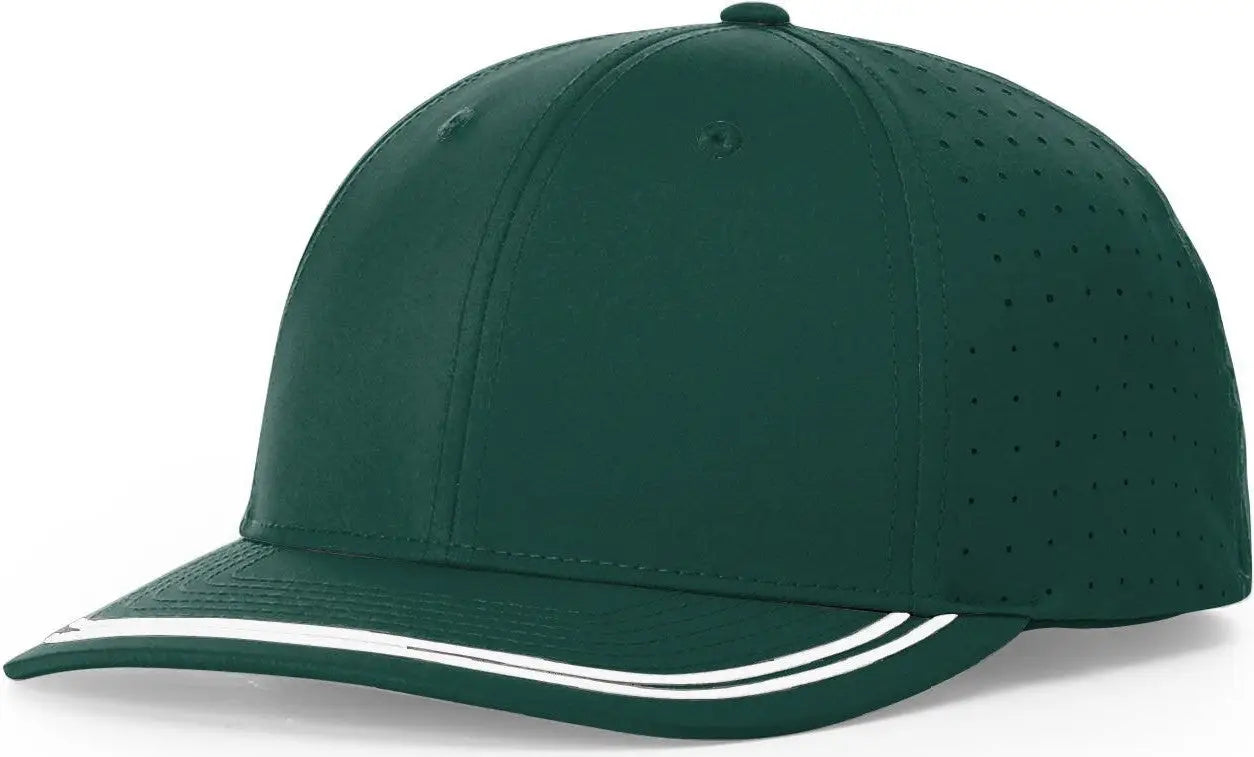 Richardson 176 Ignite LT Performance Cap - Dark Green-White - Forest-White / OSFM
