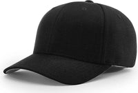 Richardson 185 Twill R-Flex Cap - Black - Black / LG-XL