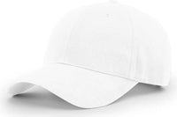 Richardson 203 Brushed Chino Cap - White - White / OSFM