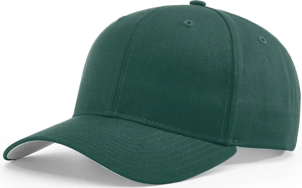 Richardson 212 Pro Twill Snapback Cap - Dark Green - Forest / S