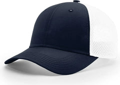 Richardson 222 Airmesh Lite Trucker Cap - Navy White - Navy White / OSFM