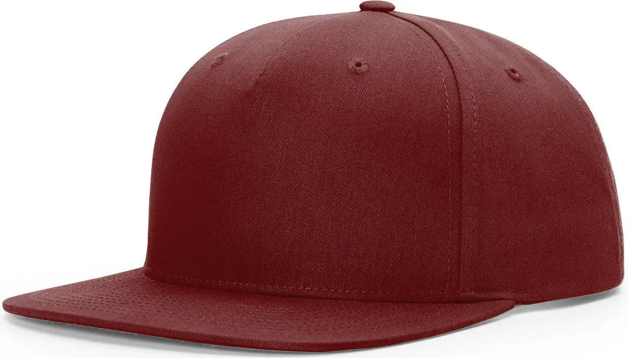Richardson 255 Pinch Front Structured Snapback Cap - Berry - Berry / OSFM