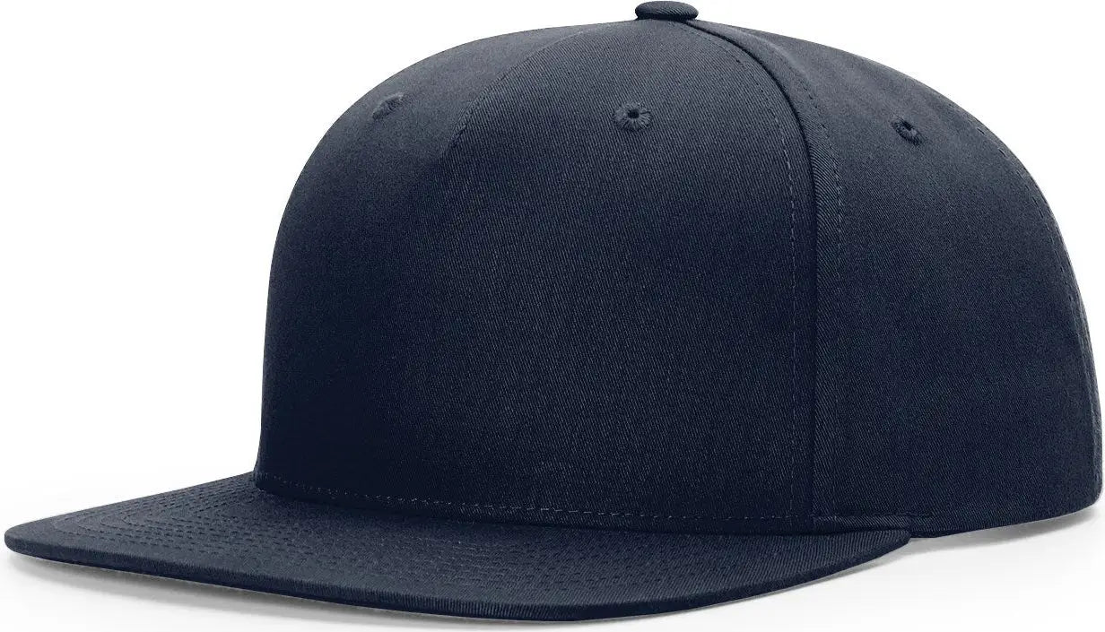 Richardson 255 Pinch Front Structured Snapback Cap - Navy - Navy / OSFM