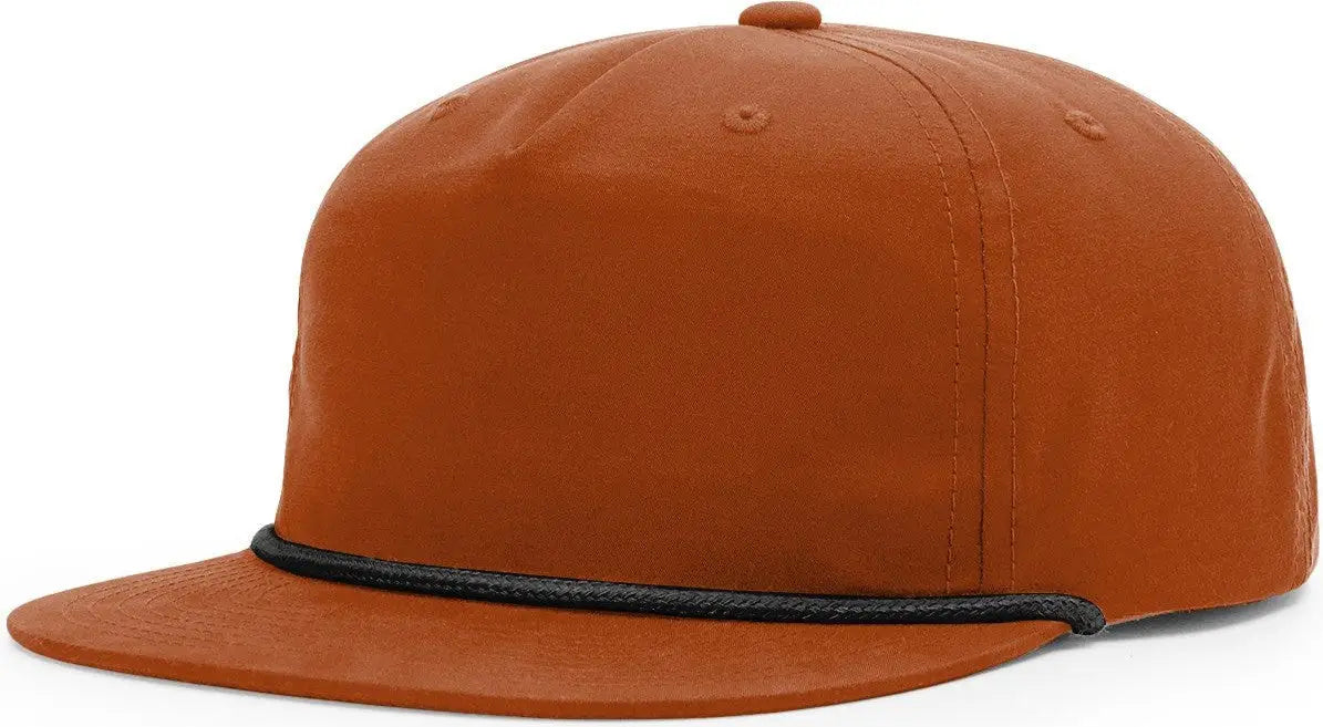Richardson 256 Umpqua Cap - Dark Orange-Black - Burnt Orant-Black / OSFM