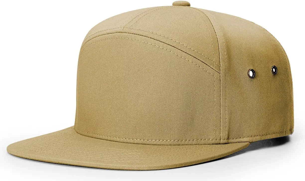 Richardson 257 7 Panel Twill Strapback Cap - Biscuit - Biscuit / OSFM