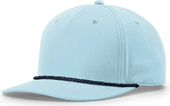 Richardson 258 5 Panel Classic Rope Cap - Soft Blue-Navy - Soft Blue-Navy / OSFM