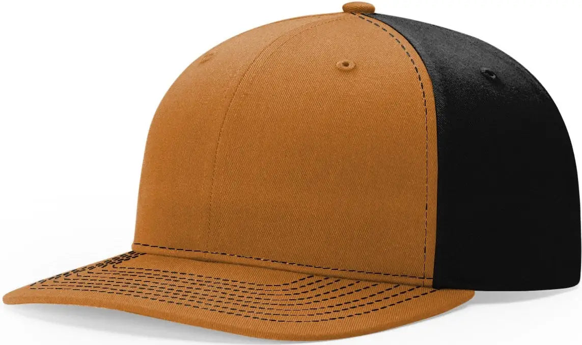 Richardson 312 Solid Twill Trucker Cap - Caramel Black - Caramel Black / OSFM