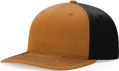 Richardson 312 Solid Twill Trucker Cap - Caramel Black - Caramel Black / OSFM