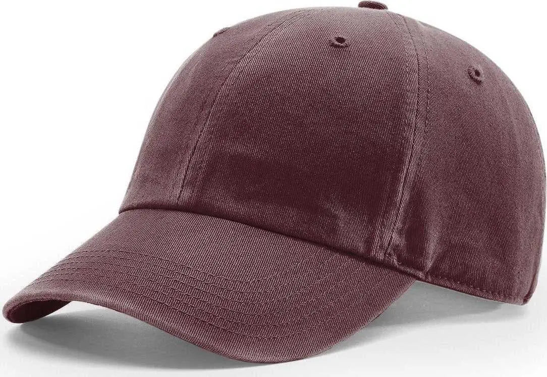 Richardson 324 Pigment Dyed & Washed Caps - Dark Maroon - MAroon / OSFM