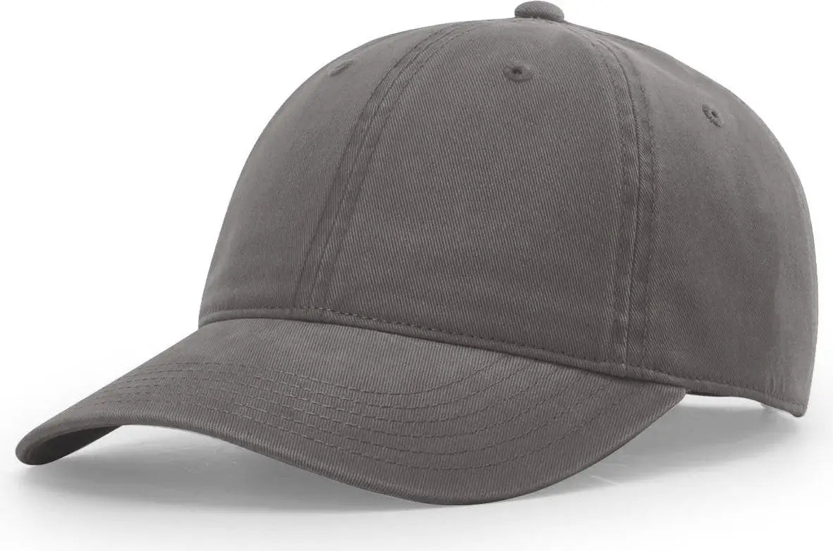Richardson 326 Peached Cotton Twill Cap - Charcoal - Dark Gray / OSFM
