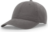 Richardson 326 Peached Cotton Twill Cap - Charcoal - Dark Gray / OSFM