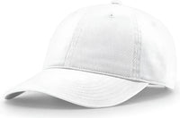 Richardson 326 Peached Cotton Twill Cap - White - White / OSFM