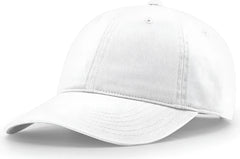 Richardson 326 Peached Cotton Twill Cap - White - White / OSFM