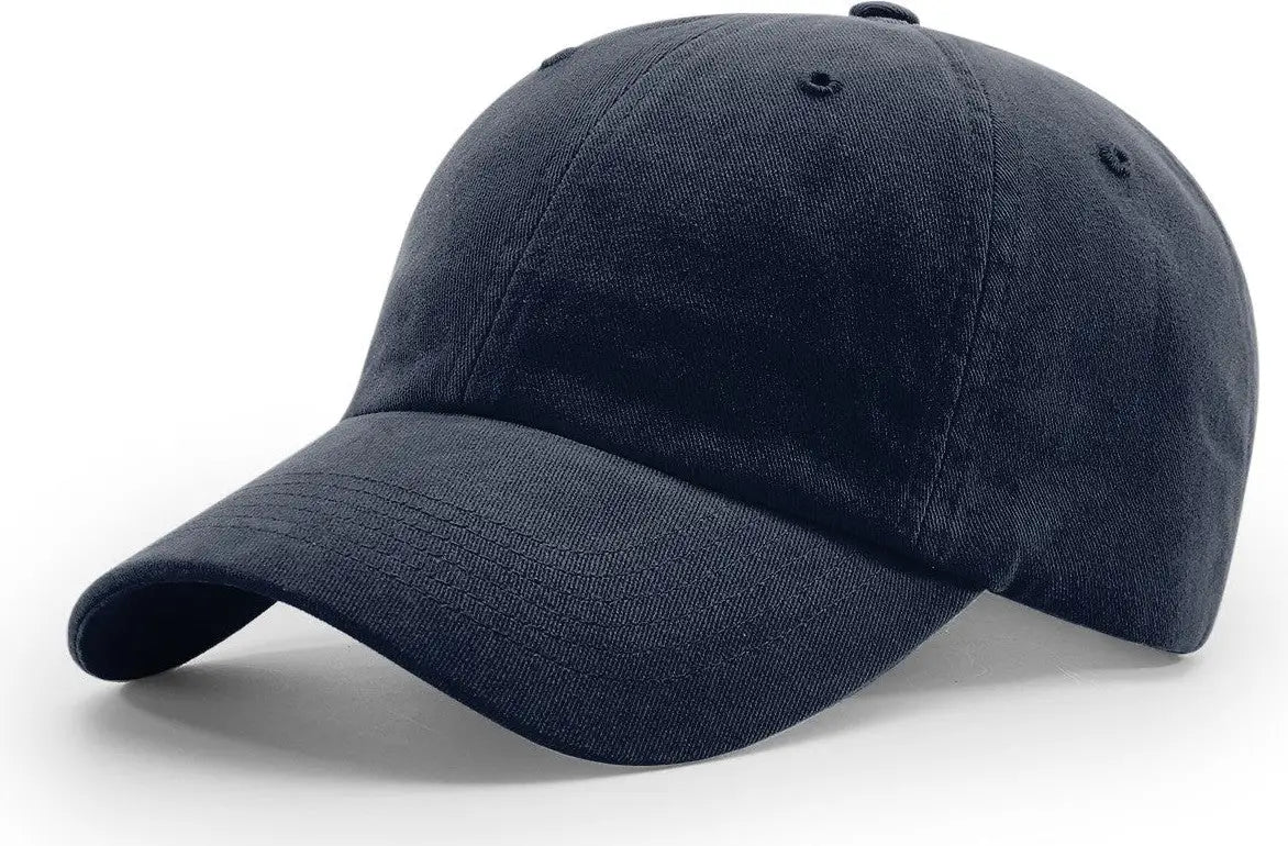 Richardson 380 Garment Dyed and Washed Twill Cap - Navy - Navy / OSFM
