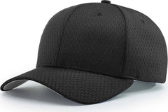 Richardson 414 Pro Mesh Adjustable Caps - Black - Black / SM