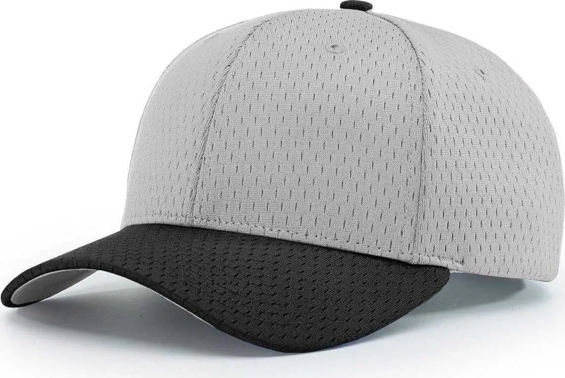 Richardson 414 Pro Mesh Adjustable Caps - Grey Black - Gray Black / SM
