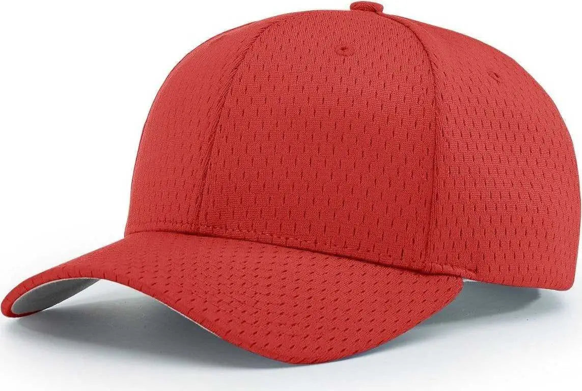 Richardson 414 Pro Mesh Adjustable Caps - Red - Red / SM