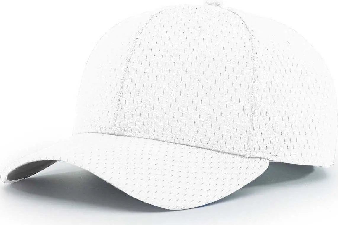 Richardson 414 Pro Mesh Adjustable Caps - White - White / SM