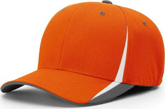 Richardson 439 Triple Color R-Flex Caps - Orange White Charcoal - Orange White / SM-MD