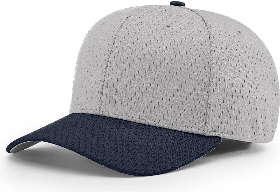 Richardson 495 Pro Mesh R-Flex Cap - Gray Navy - Gray Navy / LG-XL
