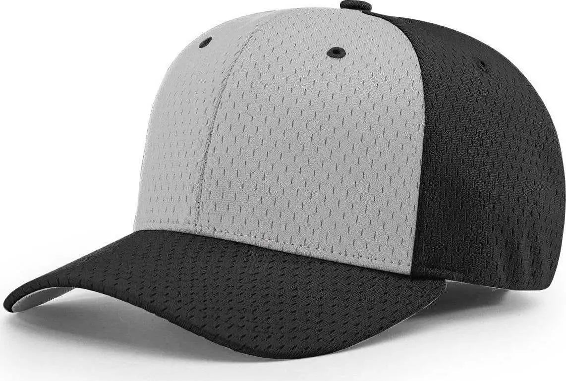 Richardson 495 Pro Mesh R-Flex Caps - Alternate Grey Black - Gray Black / SM