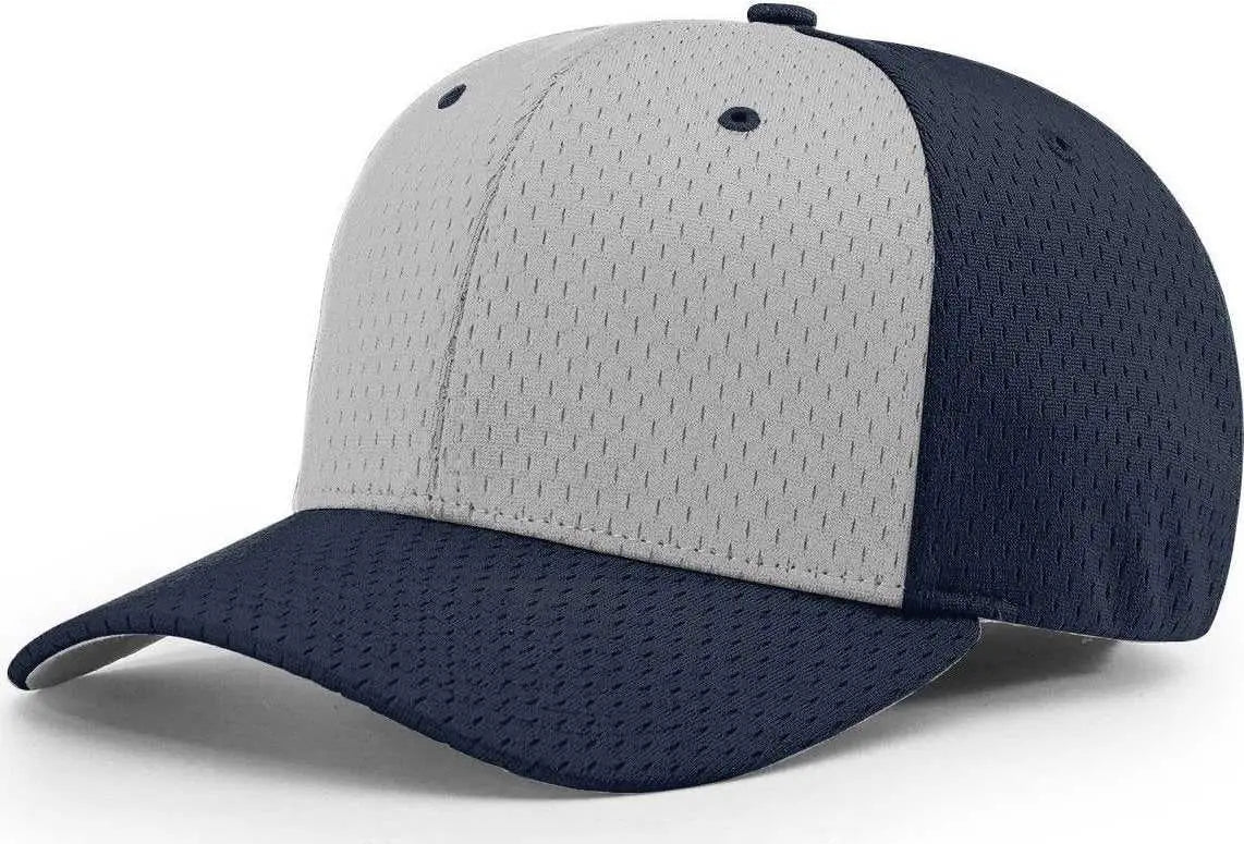 Richardson 495 Pro Mesh R-Flex Caps - Alternate Grey Navy - Gray Navy / SM