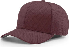 Richardson 495 Pro Mesh R-Flex Caps - Maroon - Maroon / SM