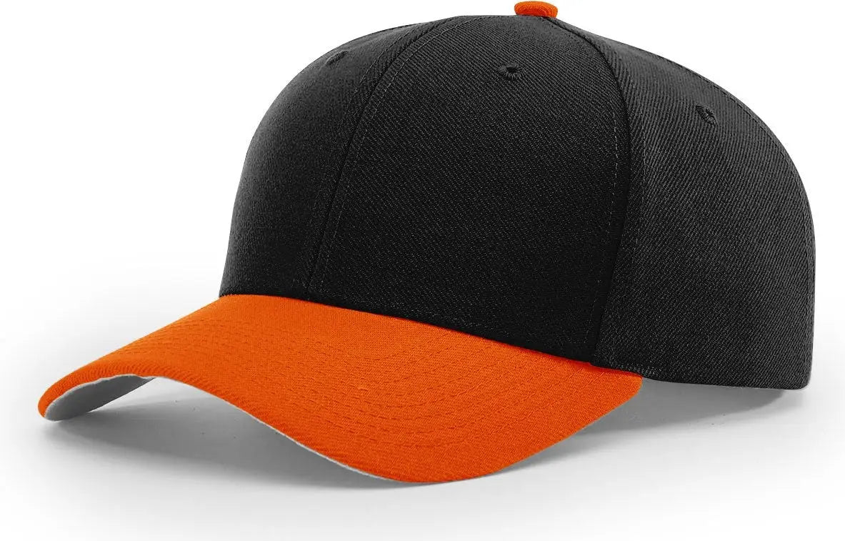 Richardson 514 Surge Adjustable Cap - Black Orange - Black Orange / S