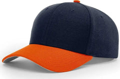 Richardson 514 Surge Adjustable Caps - Navy Orange - Navy Orange / SM