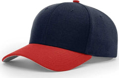 Richardson 514 Surge Adjustable Caps - Navy Red Combination - Navy Red / SM