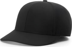 Richardson 545 Umpire Surge 2 1/2’’ Bill Strapback Caps - Black - Black / One Size Fits Most