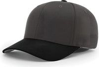 Richardson 585 Acrylic-Wool Blend R-Flex Cap - Charcoal Black - Dark Gray Black / LG-XL